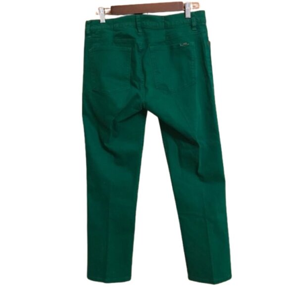 LRL Ralph Lauren Women's Slimming Modern Straight Ankle Jeans Green Size 8 - Picture 4 of 9